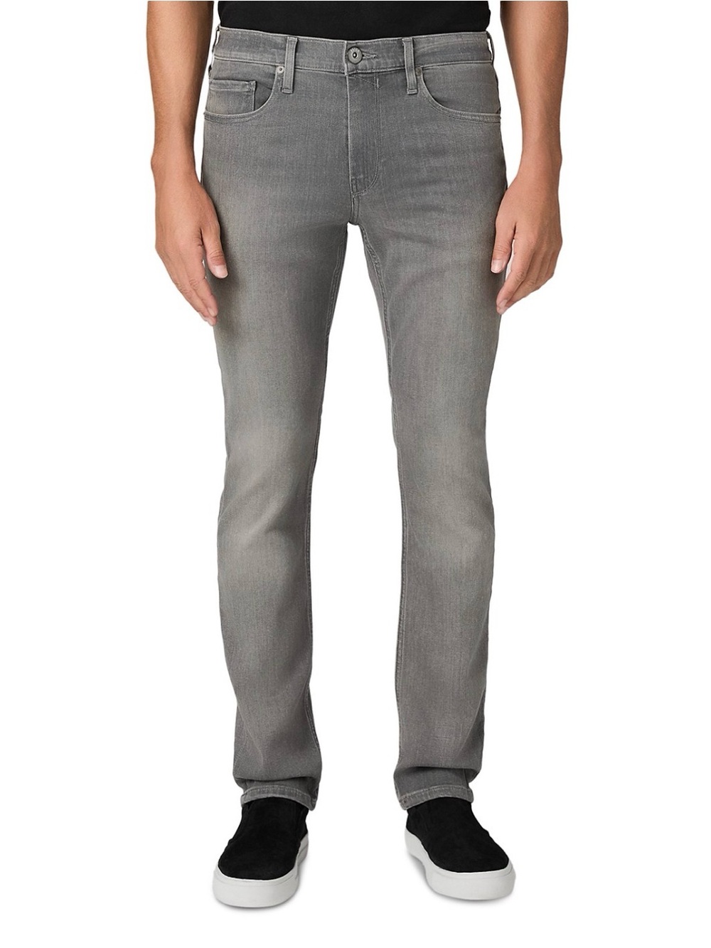 PAIGE Men's Slim Straight Jeans in Gray